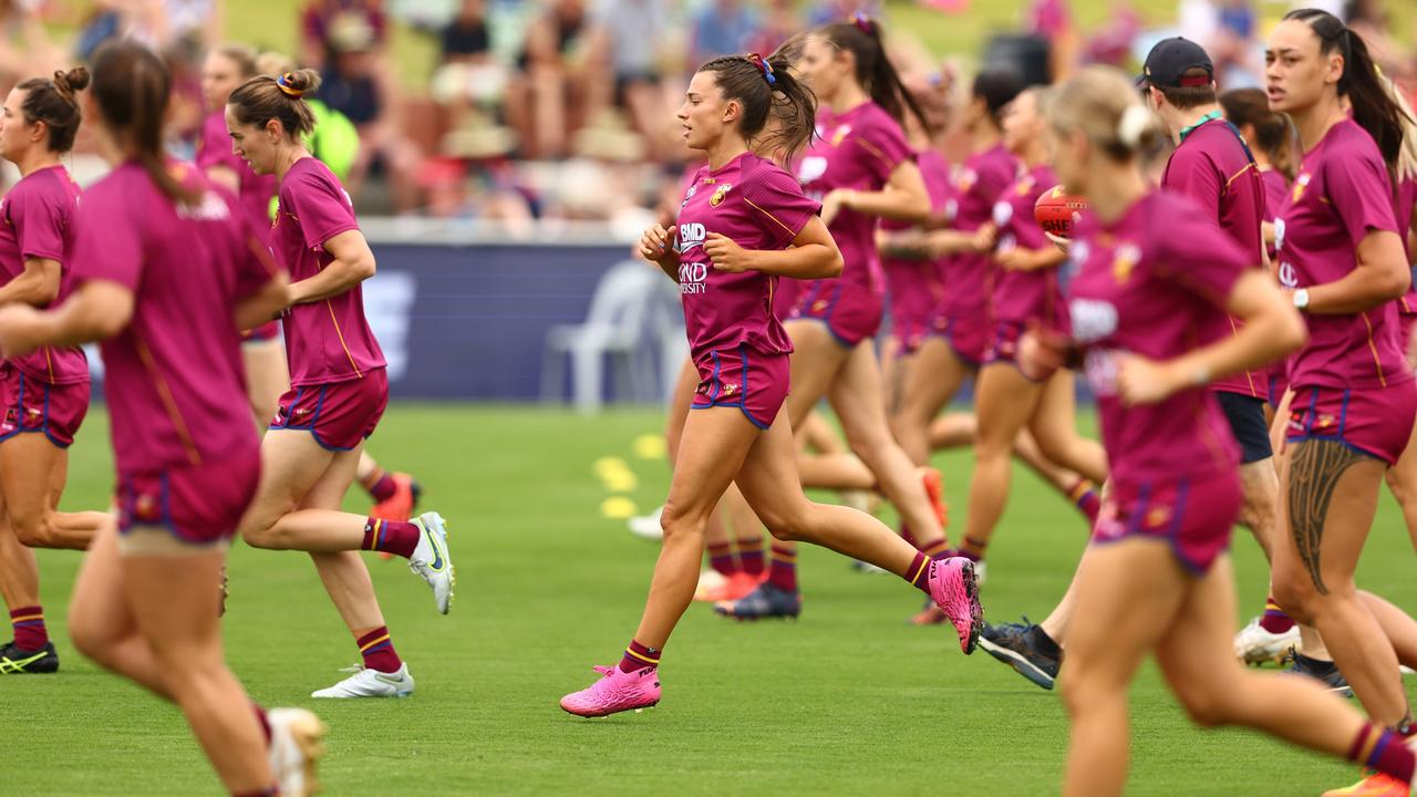 The Lions out on the ground. Picture: Getty Images