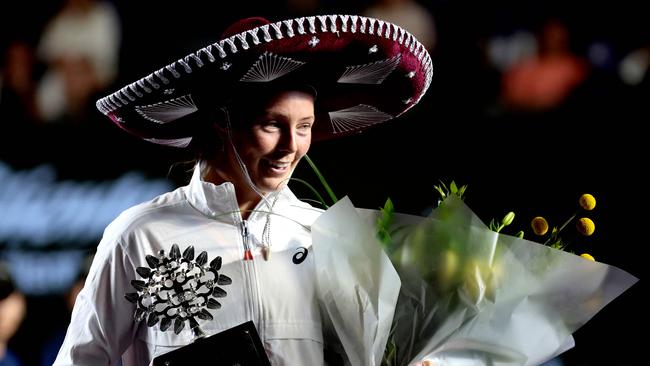 Australian 22-year-old Olivia Gadecki reached the final of the Guadalajara Open in Mexico on Sunday. Picture: Ulises Ruiz / AFP