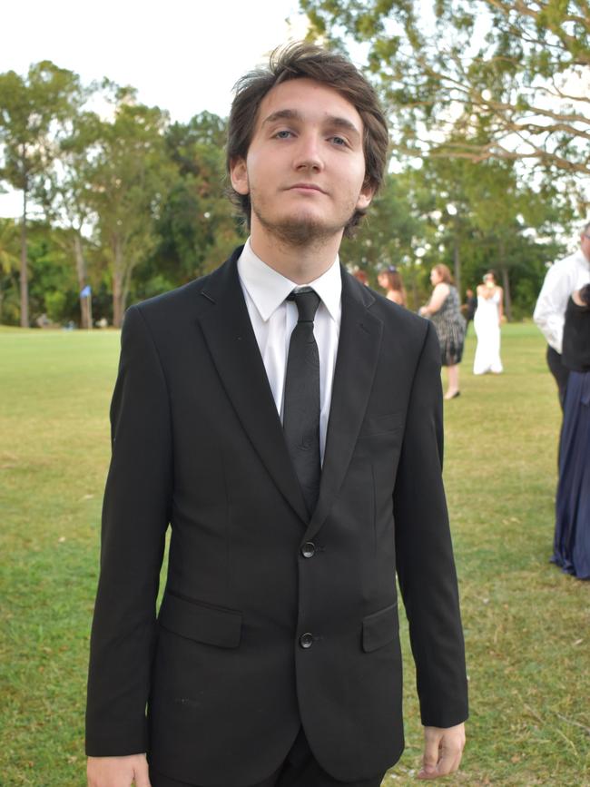 Patrick Hall at the Pioneer State High School formal at the Mackay Golf Course on Friday November 20. Picture: Zizi Averill