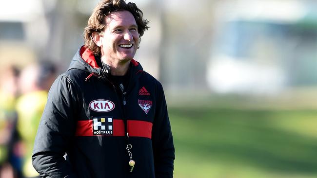 Hird during his time as Essendon coach. Picture: Nicole Garmston