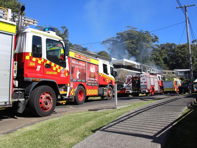 Seven Fire and Rescue NSW crews were called to the scene.