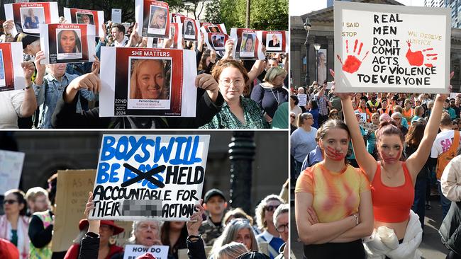 Rallies demanding an end to violence against women will be held across Victoria this weekend.