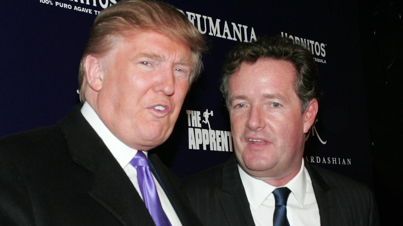 Piers Morgan also touched on his feud with Donald Trump. Picture: John W Ferguson/Getty Images North America/AFP