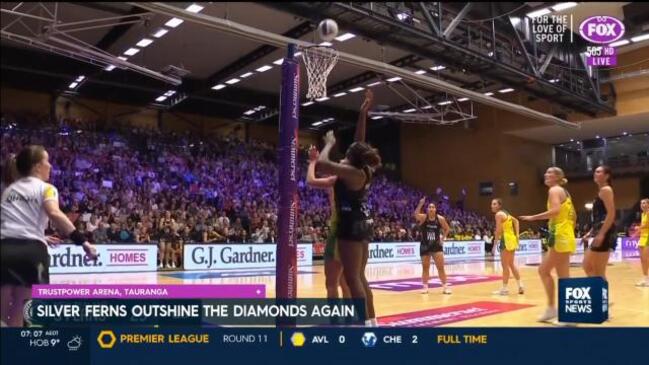 Silver Ferns down Diamonds to take the lead in Constellation Cup