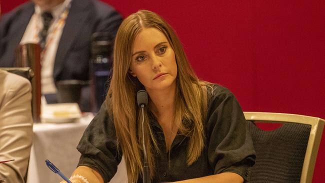 Animal Justice Party Emma Hurst MLC said she had received harassment. Picture: NewsWire / Simon Bullard.