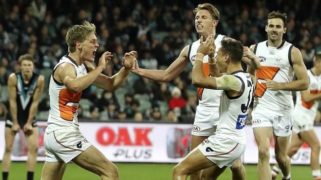 Giants midfielder Jackson Hately could be on his way back to South Australia. Picture: Sarah Reed