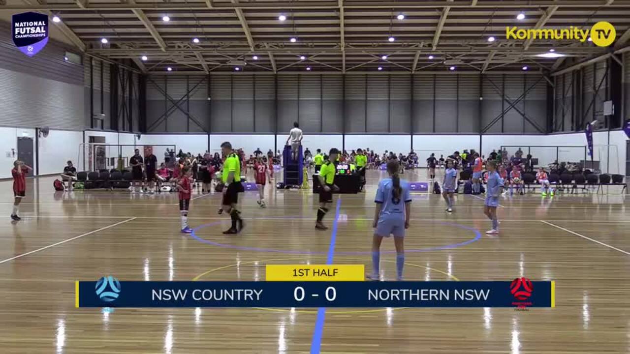 Replay: Football NSW Country v Northern NSW Football (U13 girls playoff)—2025 National Futsal Championships Day 4