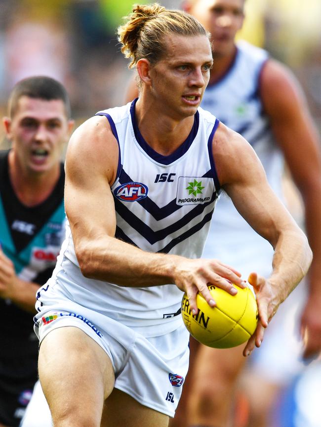 Nat Fyfe has cat-like reflexes.