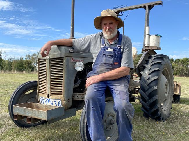 Vintage tractor enthusiast, Phillip Island farmer Ian McFee