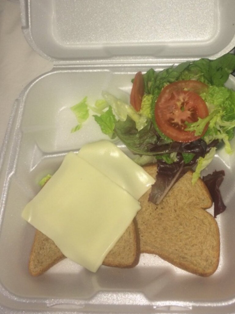 This is the sandwich that Fyre Festival guests were allegedly given.