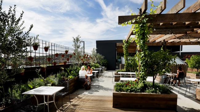 There’s nothing quite like The Cellar Door rooftop on a sunny day. Picture: Nicole Cleary.