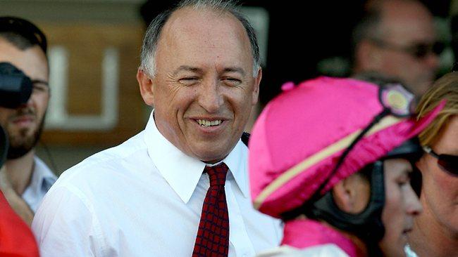 Gods continue to shine on premier Queensland trainer Rob Heathcote as he breaks run of outs with Eagle Farm winner. Picture: Peter Bull