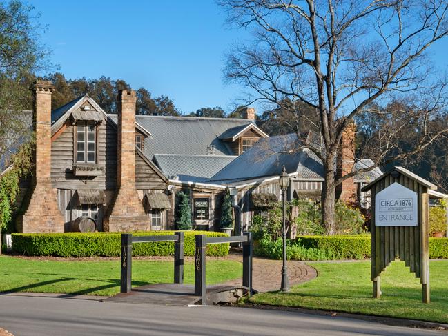 Circa 1876 restaurant Hunter Valley NSW exterior