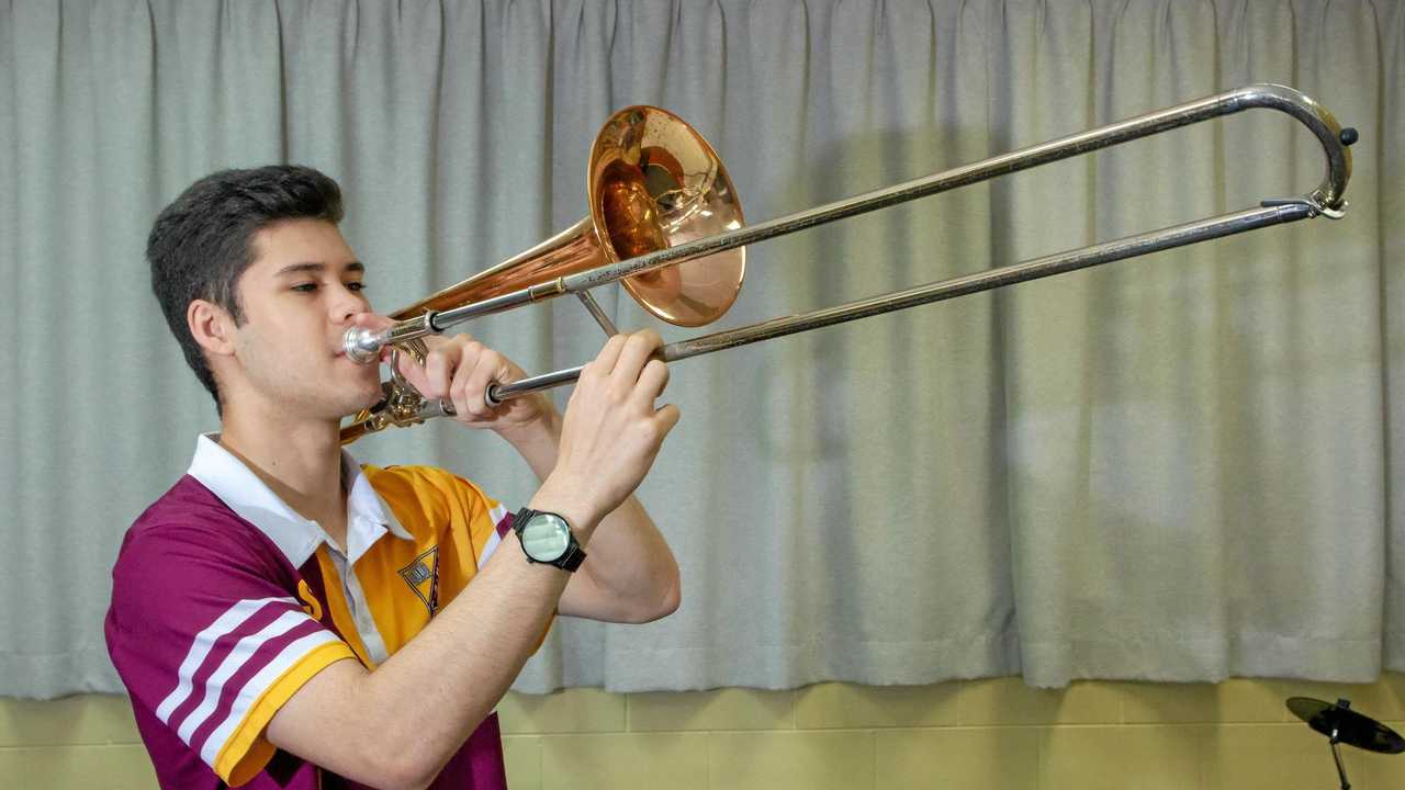 PASSION: Tan McKie took part in the State Honours Ensemble Program last week. Picture: Dominic Elsome