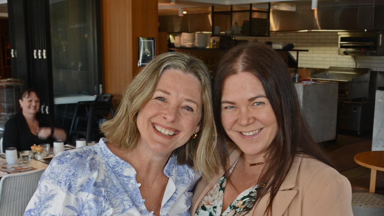 Jodie-Ann Mak and Jemma Meylan at Early Risers Gold Coast Women in Business breakfast at Edgewater Dining, Isle of Capri. Pic: Regina King