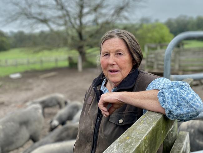 Organic pic producer Lee Storti on her Kongwak property. PICTURE: Madeleine Stuchbery