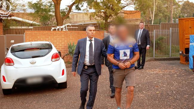 Fotis Antonios, 55, was arrested about 6.05am on Wednesday at a home in Girraween in Sydney’s west. Picture: NSW Police.