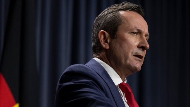 Premier Mark McGowan has taken another swipe at New South Wales for its handling of the coronavirus pandemic. Picture: Matt Jelonek/Getty Images