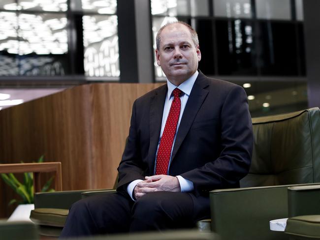 New Westpac CEO Peter King pictured on Thursday 2 April 2020. Picture: Nikki Short