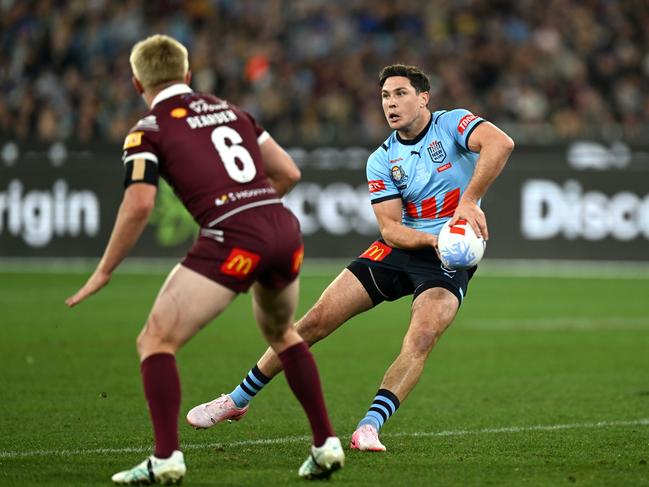 Mitchell Moses put in a man of the match performance in his return to the Origin arena. Picture: NRL Imagery