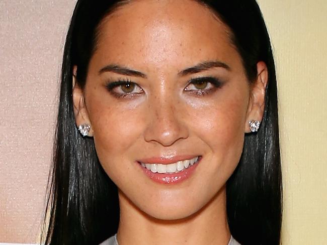 LAS VEGAS, NV - JANUARY 09: Honoree Olivia Munn poses backstage at the Variety Breakthrough of the Year Awards during the 2014 International CES at The Las Vegas Hotel & Casino on January 9, 2014 in Las Vegas, Nevada. (Photo by Gabe Ginsberg/Getty Images for Variety)