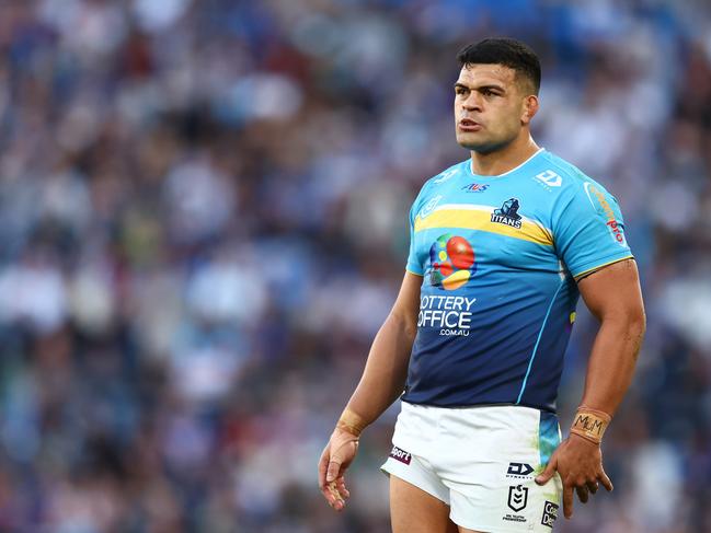 David Fifita is set to be left out of the Queensland side. Picture: Chris Hyde/Getty Images