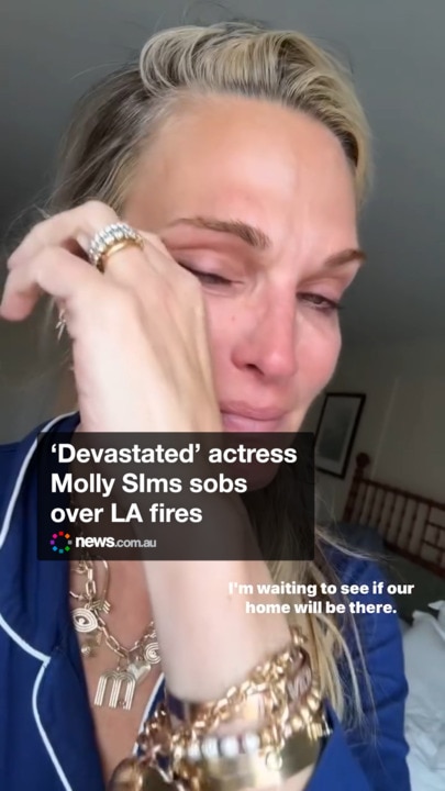 'Devastated' star sobs over LA fires