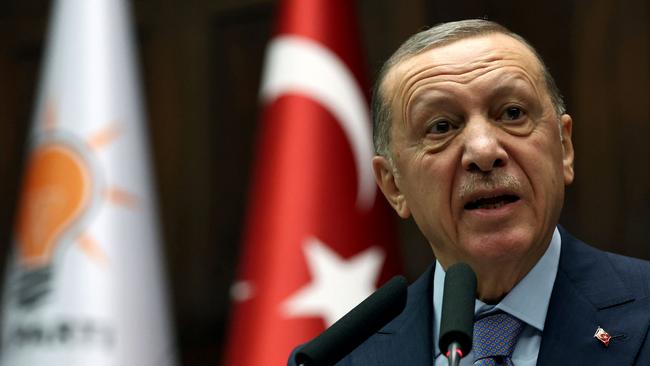 Turkish President Recep Tayyip Erdogan. Picture: AFP