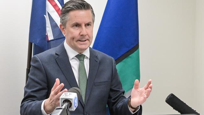 The Minister for Health and Aged Care, Mark Butler said this was a “modest measure” to allow Australia to gather more information about this situation in China. Picture: NCA NewsWire / Brenton Edwards