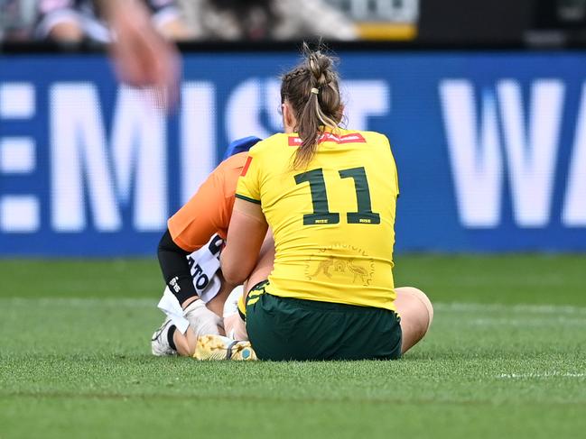 Kezie Apps was an injury casualty for the Jillaroos. Picture: NRL Photos