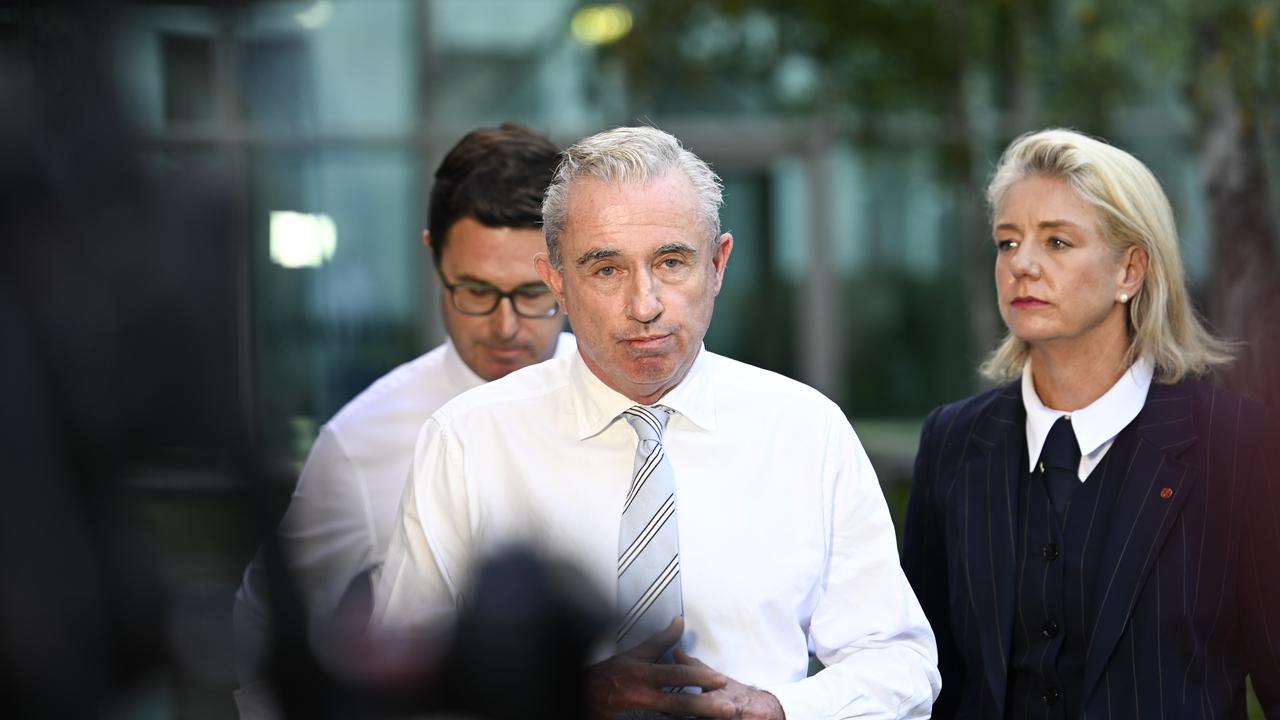 Nationals deputy leader Kevin Hogan says Mr Littleproud has ‘very, very strong support’. Picture: NewsWire / Martin Ollman