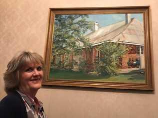 FULL OF HISTORY: Trisha Moulds is owner of the historic Tinana state known as Rosehill. The beautiful home is currently for sale. Picture: Carlie Walker