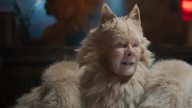 Judi Dench as Old Deuteronomy in Cats.