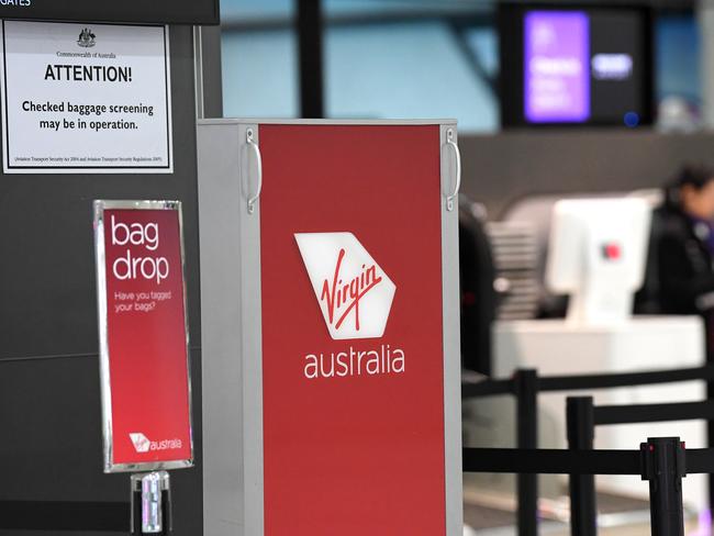 Virgin Australia at Melbourne Airport. Picture: AAP