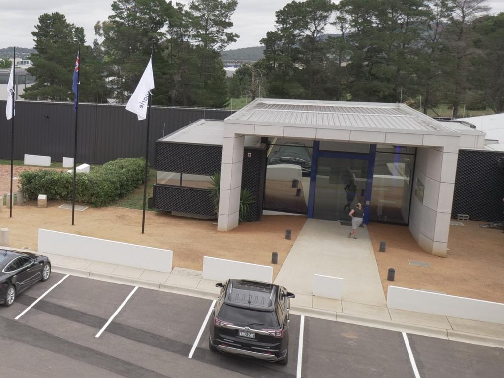 Macquarie Data Centres’ “data bunker” in Canberra. Picture: Supplied