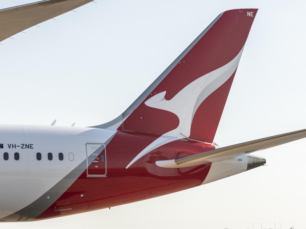 A Qantas flight carrying returning Australians touched down from India. Picture: Supplied