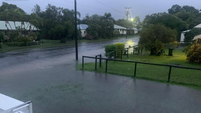 Ben Robinson captured this photo of water pooling in Proserpine on January 9.