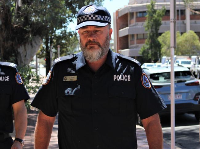 Sergeant Paul Kirkby says he doesn’t know why he texted Zach Rolfe saying ‘And the Oscar goes to …’. Picture: Jason Walls