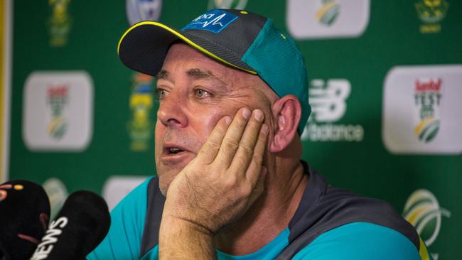 Darren Lehmann quit as Australian coach after the ball-tampering scandal. Picture: AFP