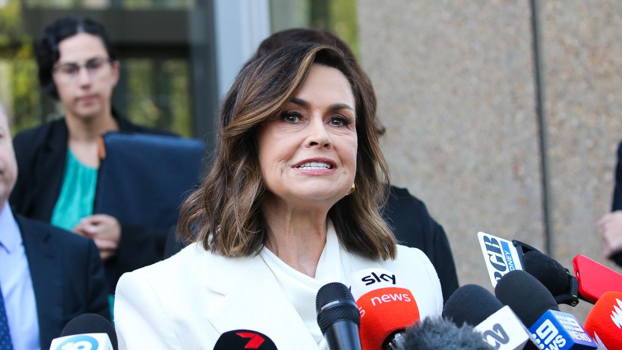 Lisa Wilkinson leaves the Federal Court in Sydney. Picture: NCA Newswire / Gaye Gerard