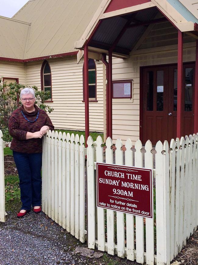 Shirley Scolyer outside St Martin’s at Queenstown.