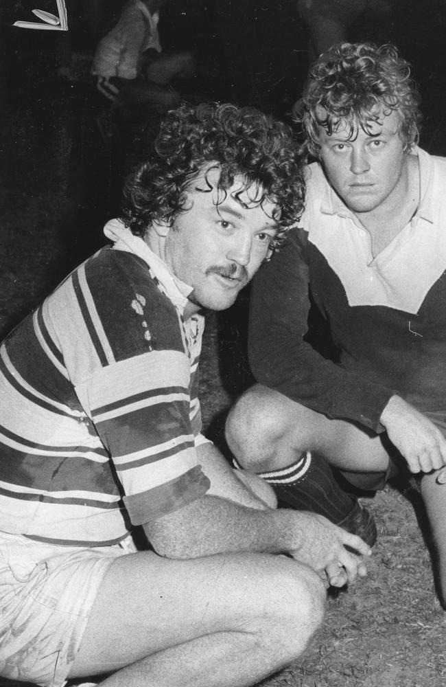 Brothers Mark (left) and Shane Nightingale in 1981.