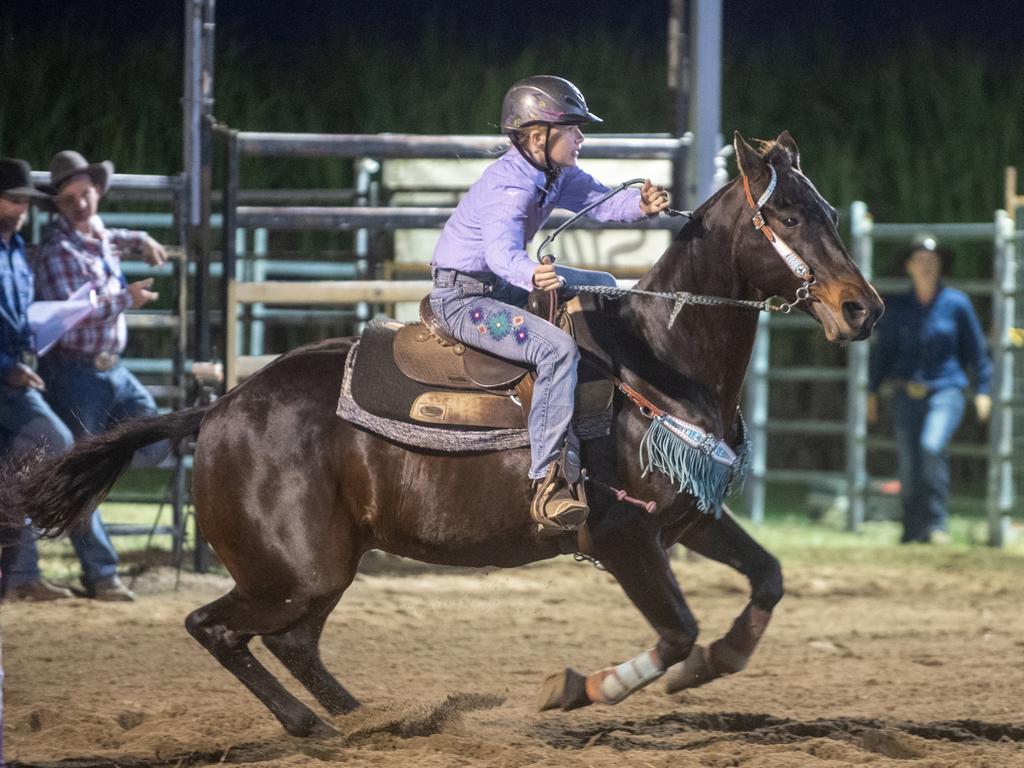 Talia Zammit at Gargett Rodeo Saturday 3 June 2023 Picture: Michaela Harlow
