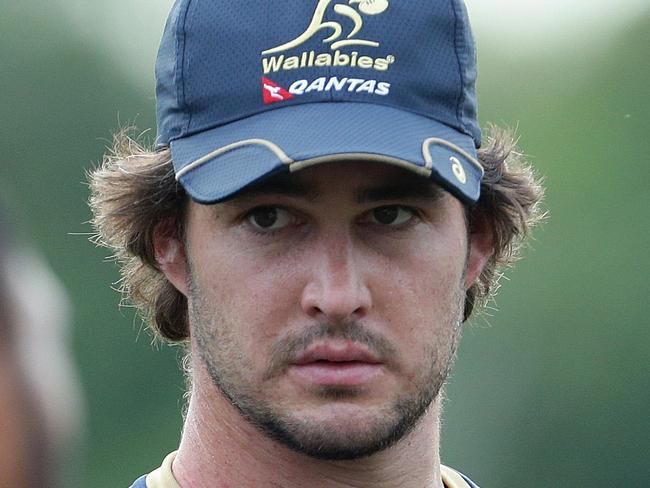 Sam Carter during Wallabies training at Sanctuary Cove on the Gold Coast. Pics Adam Head