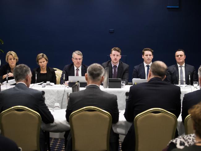 The Press Freedom hearing in Sydney. Picture: Dylan Robinson