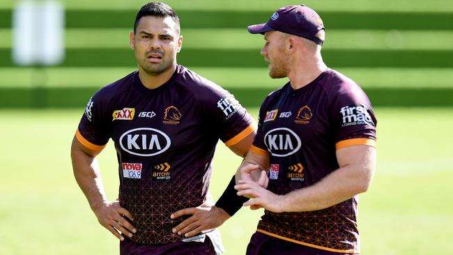 Ben Te'o and Matthew Lodge are in Brisbane’s group of “experienced leaders”.