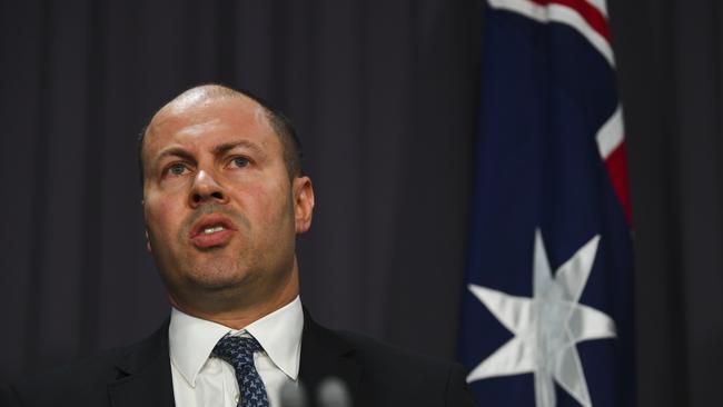 Treasurer Josh Frydenberg will likely announce that his coveted budget surplus has evaporated. Picture: AAP