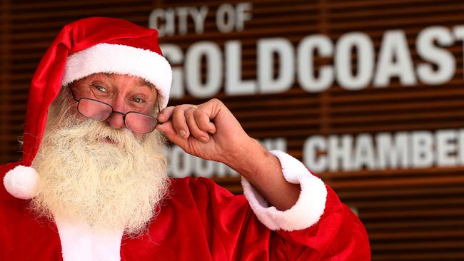 Santa ran in the Gold Coast City Council election in 2016, Santa Strohfeldt that is. Picture by Scott Fletcher