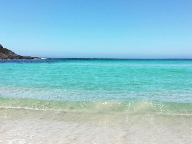 Cellito Beach has crystal clear water.