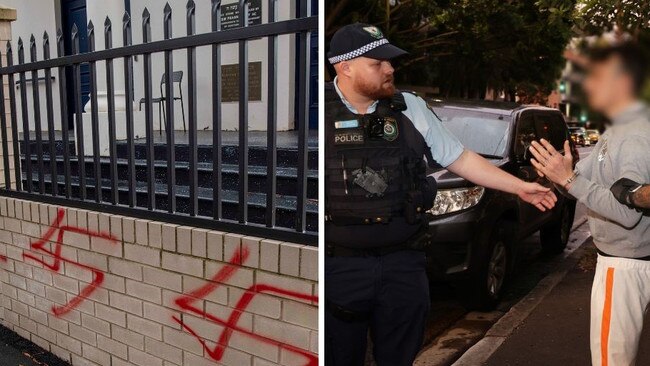 A 33-year-old man was charged after he allegedly attempted to set the Newtown Synagogue on fire on January 11. Picture: Supplied.